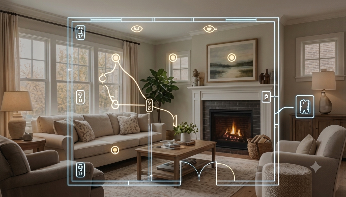 Residential electrical plan example