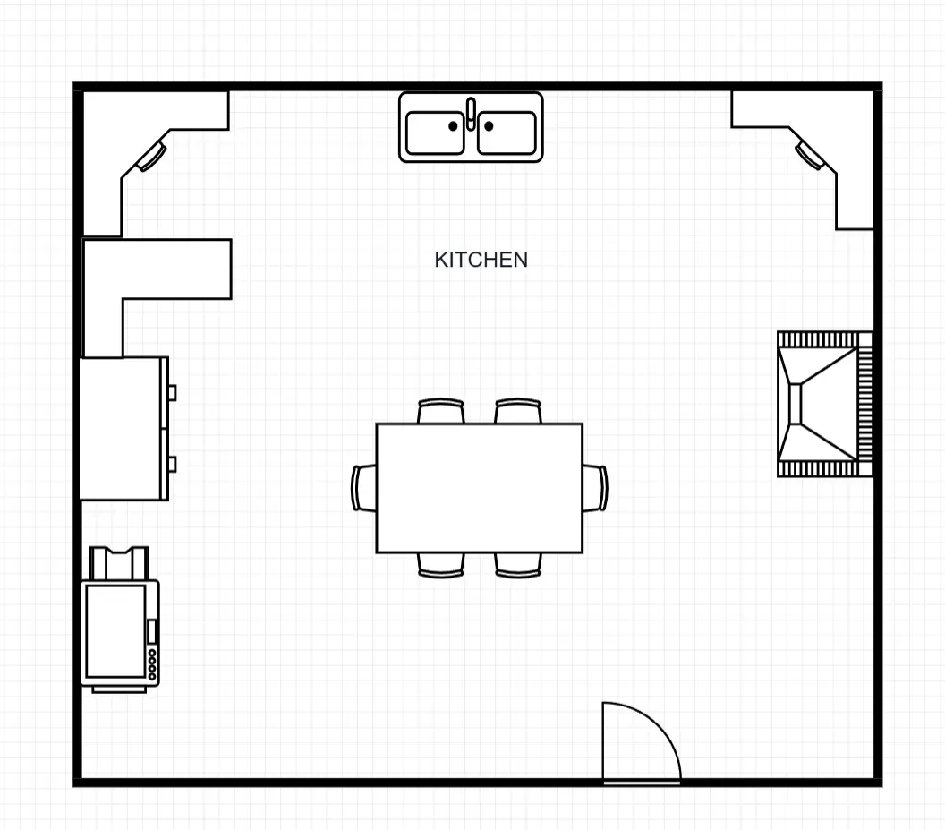 Kitchen Floor Plan