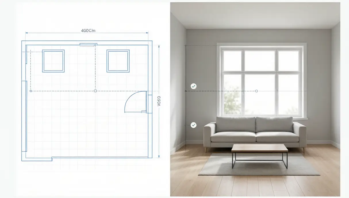 Custom floor plan camera view preserving the original layout