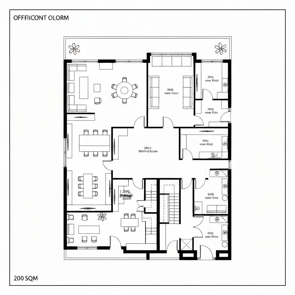 Office sample floor plan