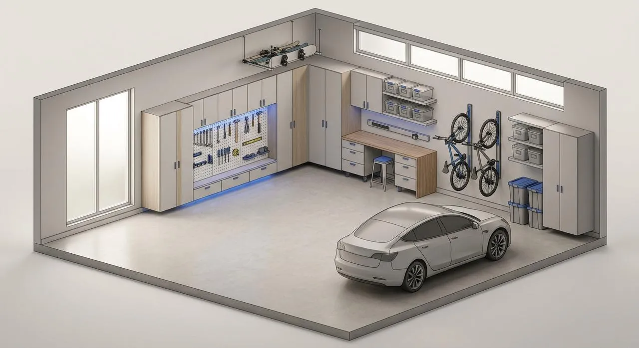 Tool Wall & Storage Auto-Arrangement