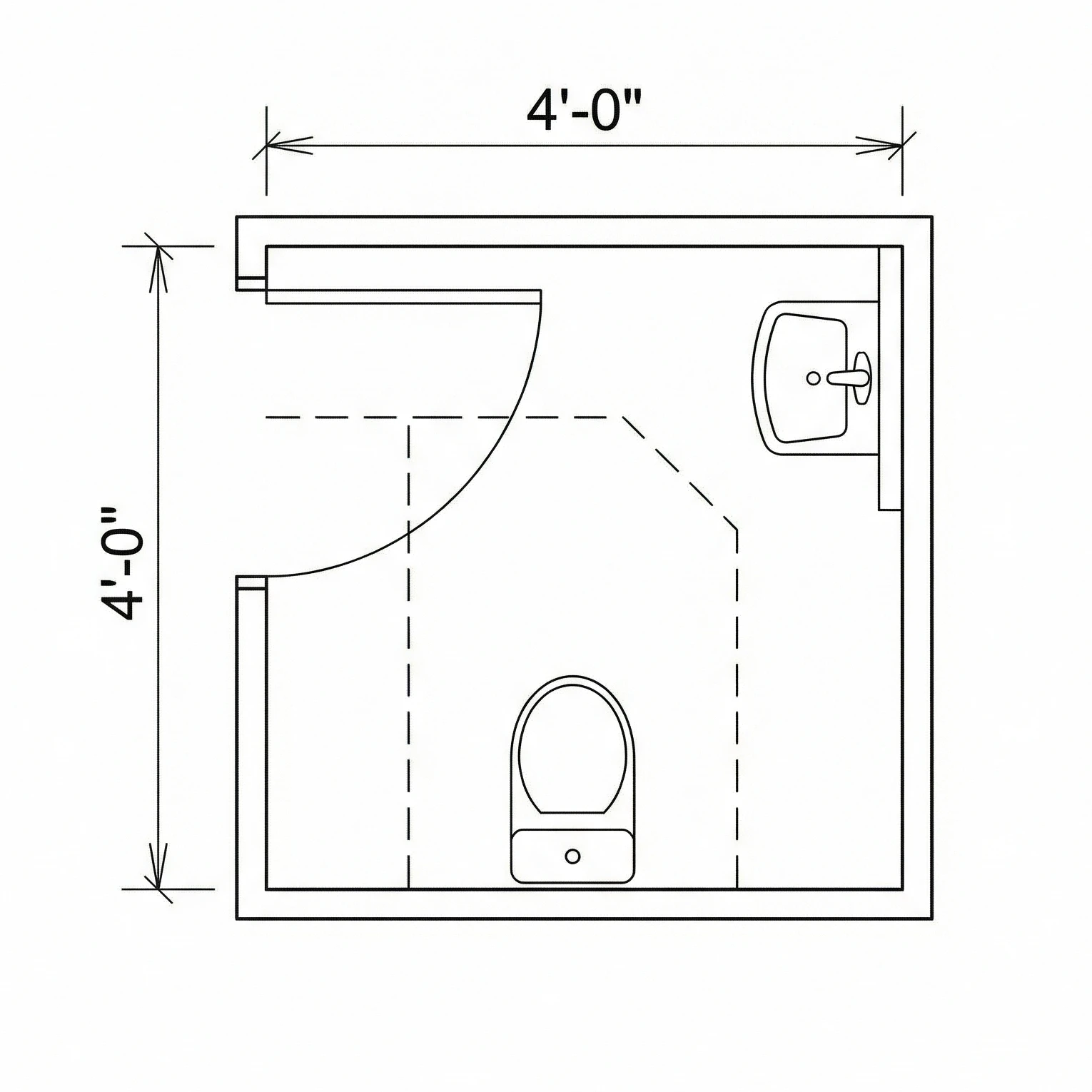Small Bathroom Plan