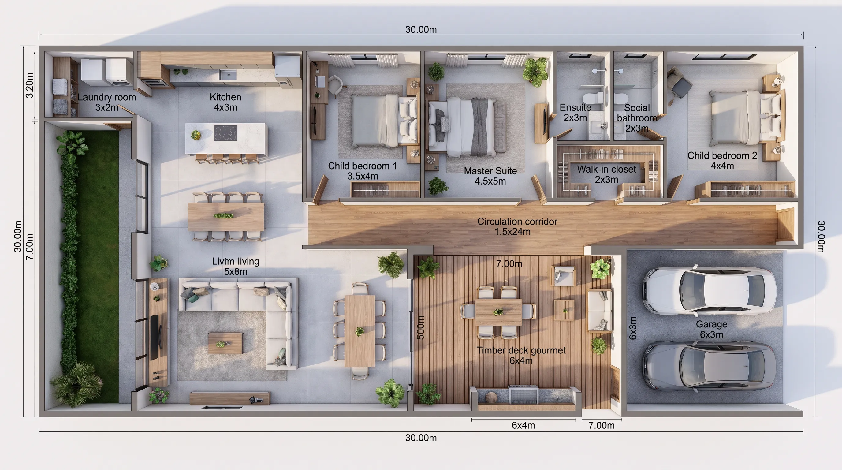 Ultra-Narrow-Lot Brazilian House