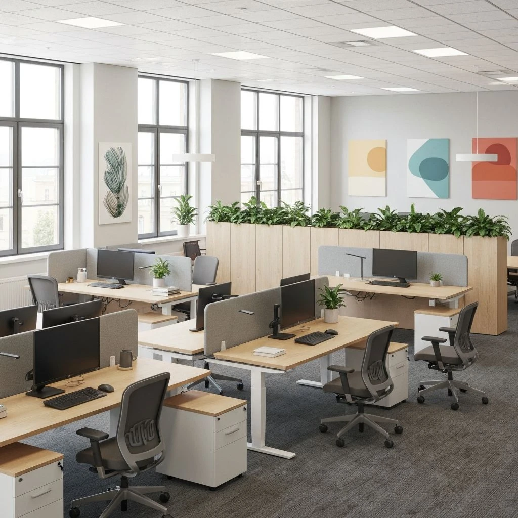 人間工学に基づいたワークスペース