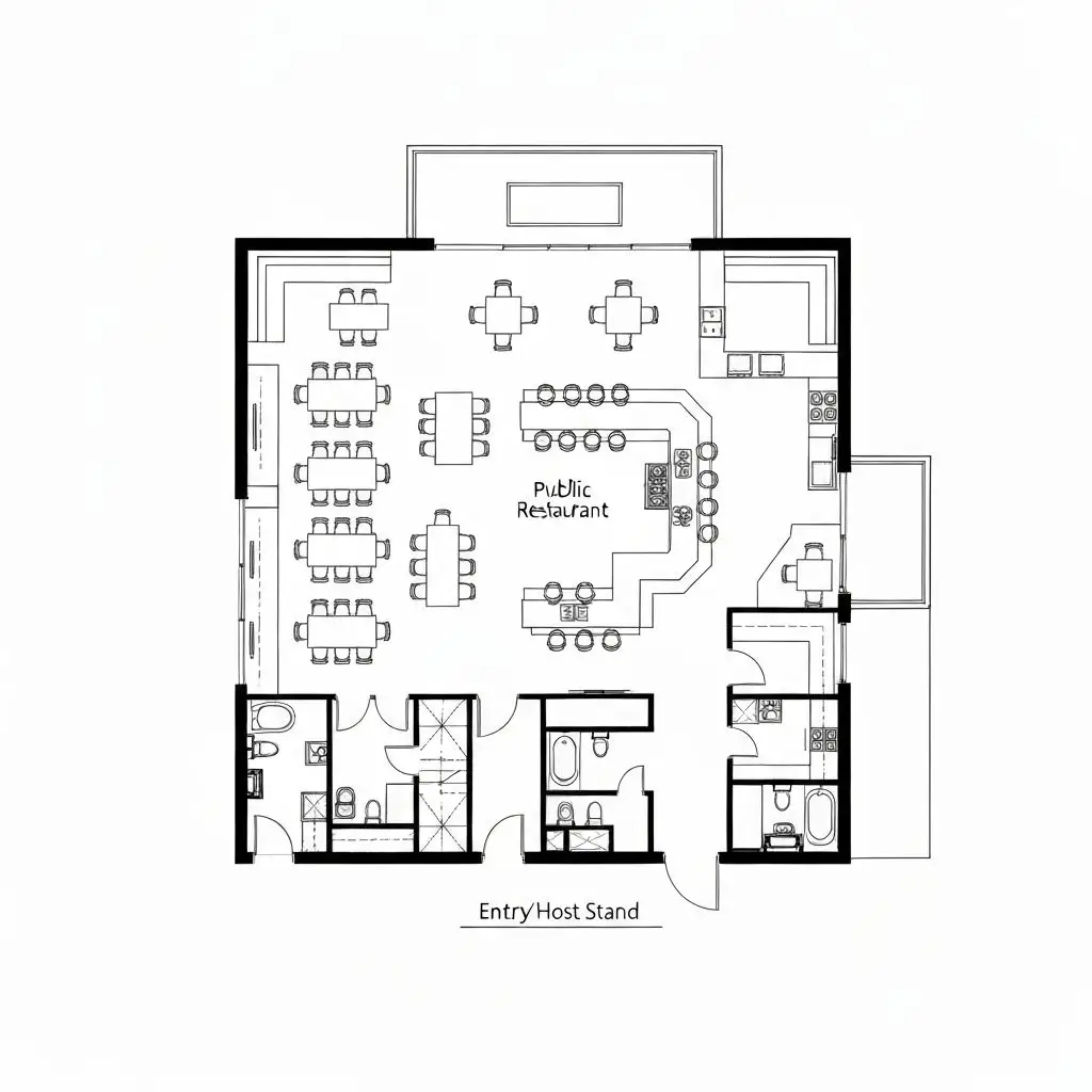 Restaurant Floor Plan Design