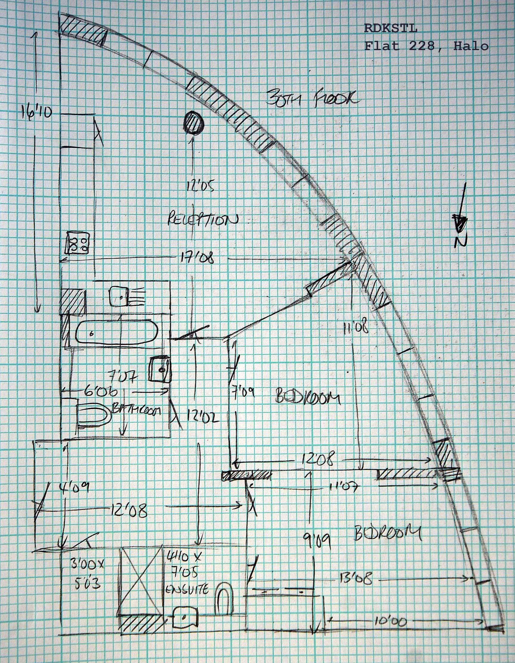 Grundriss-Skizze Beispiel