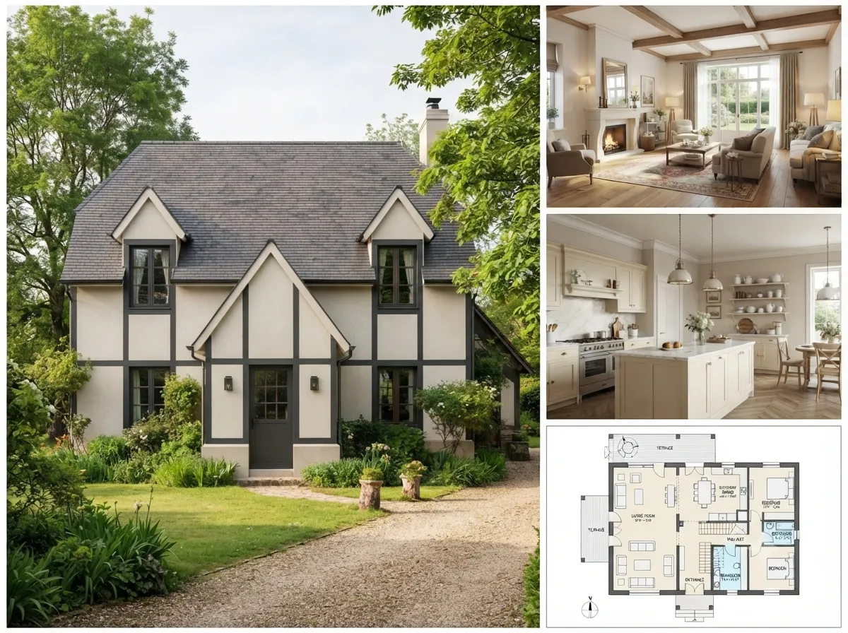 Photorealistic staged listing interior