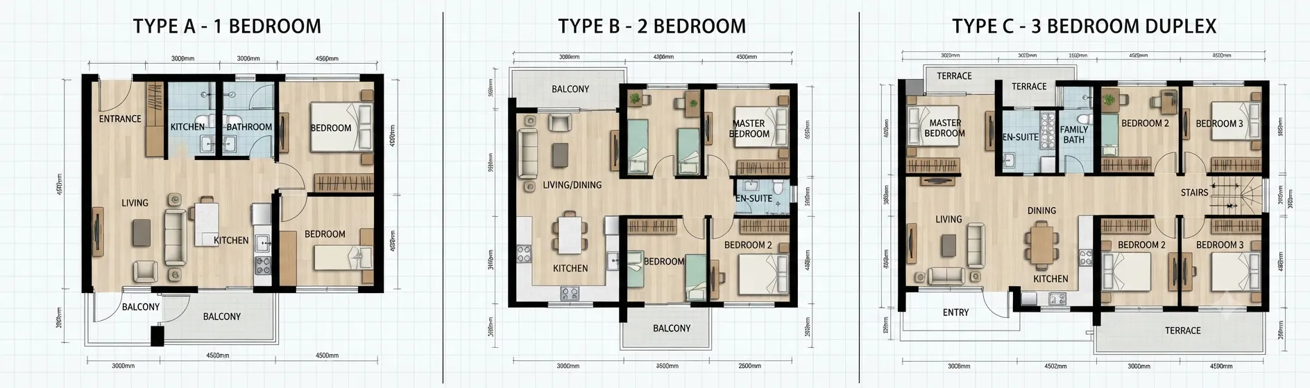 Apartment listing floor plan